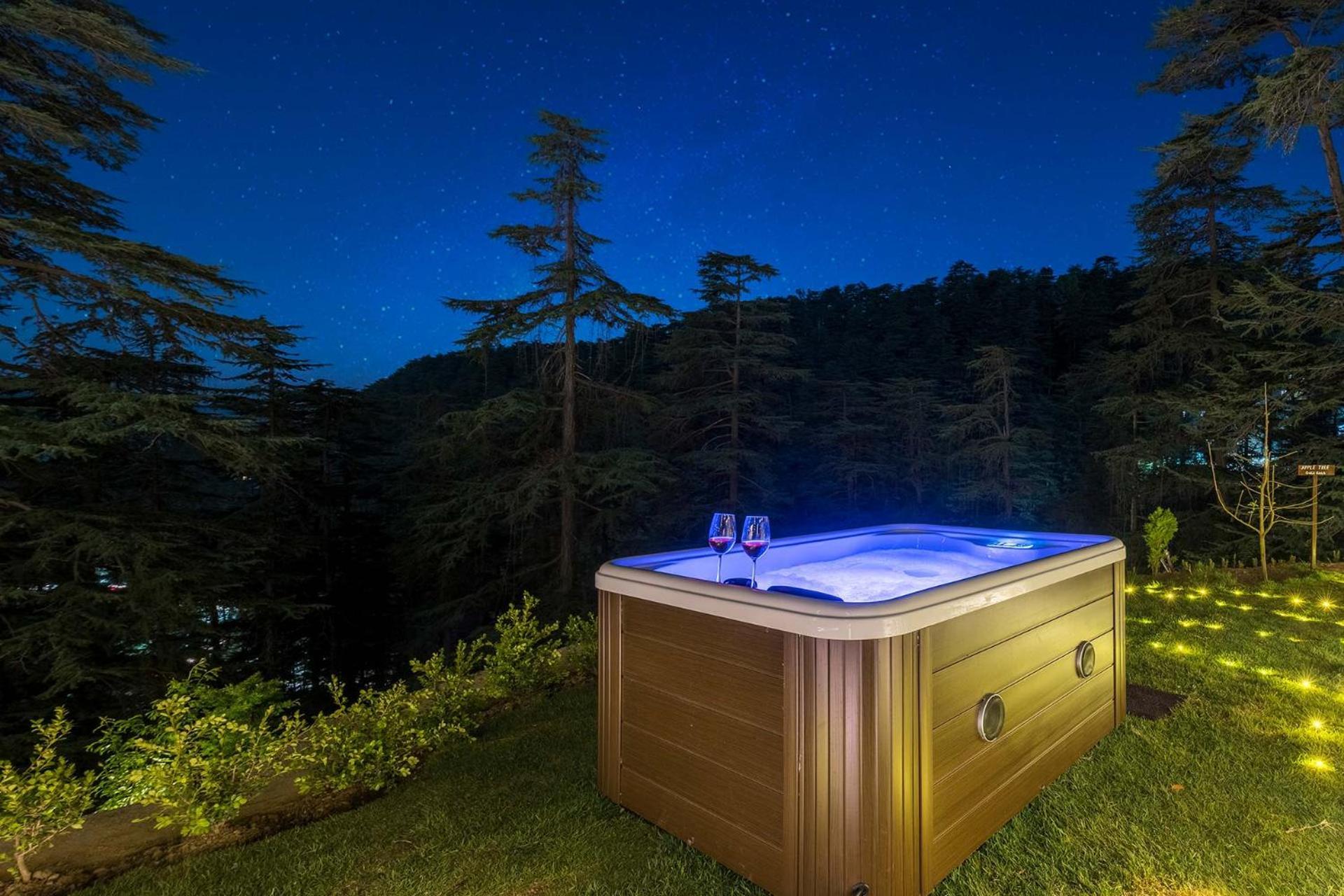 Stayvista At Pine Estate With Outdoor Jacuzzi Шимла Экстерьер фото